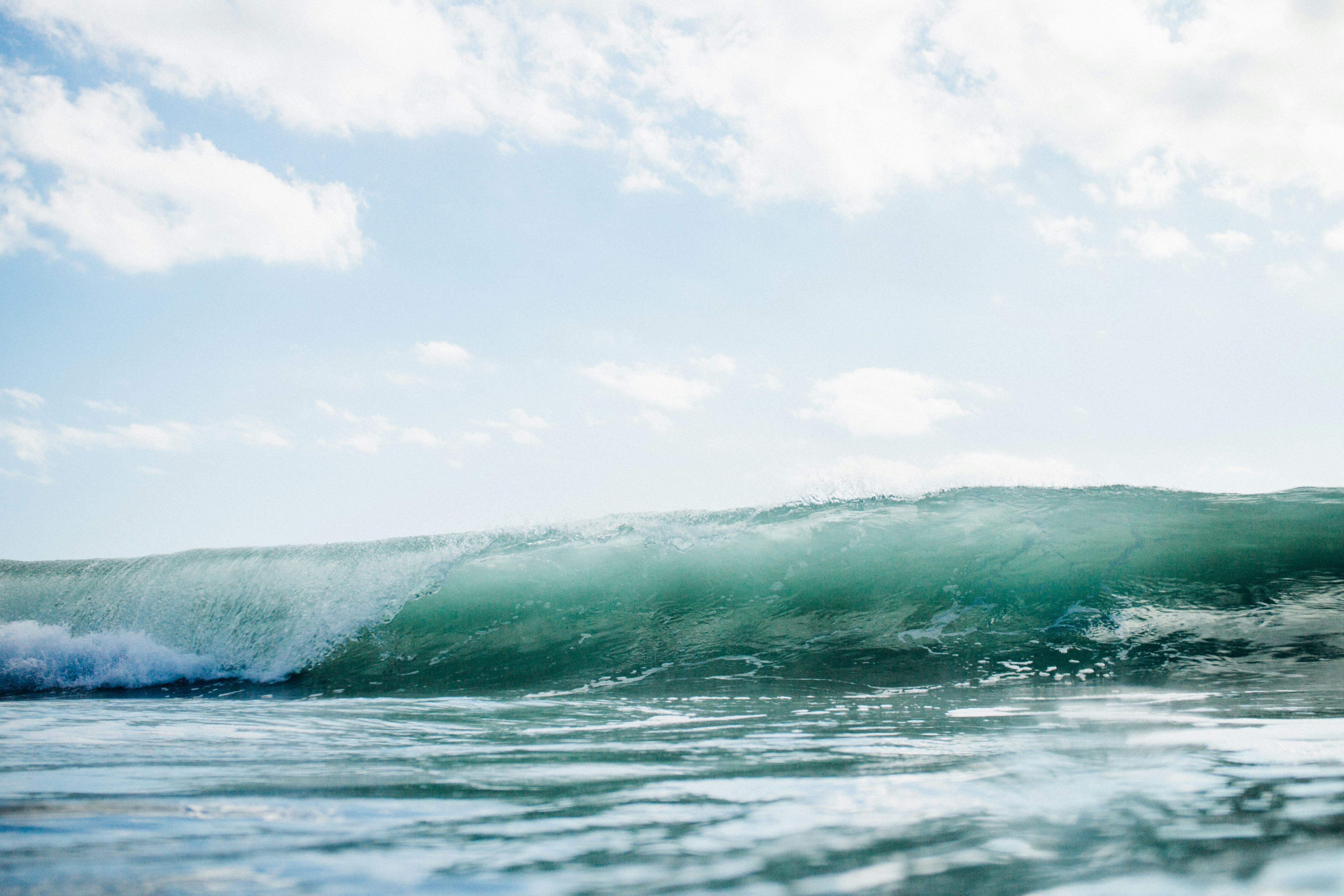 Clouds and waves